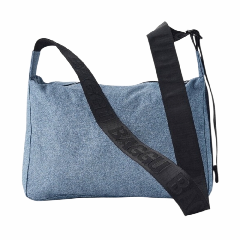 *NWT* BAGGU Medium Cargo Crossbody In Digital Denim - Picture 7 of 10